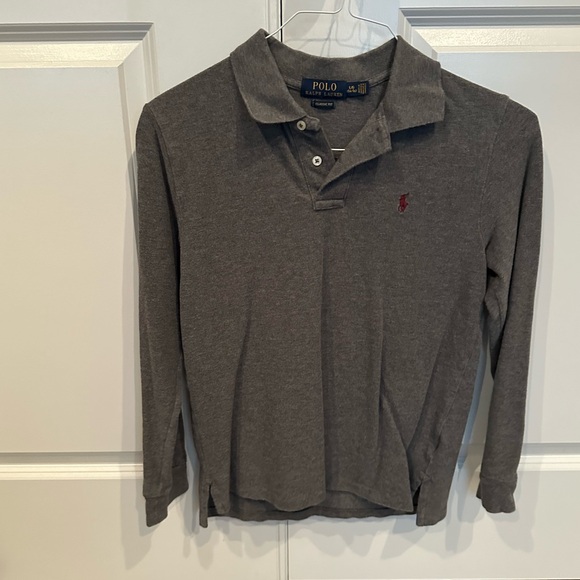 Ralph Lauren Gray Kids Polo Shirt - Picture 1 of 2